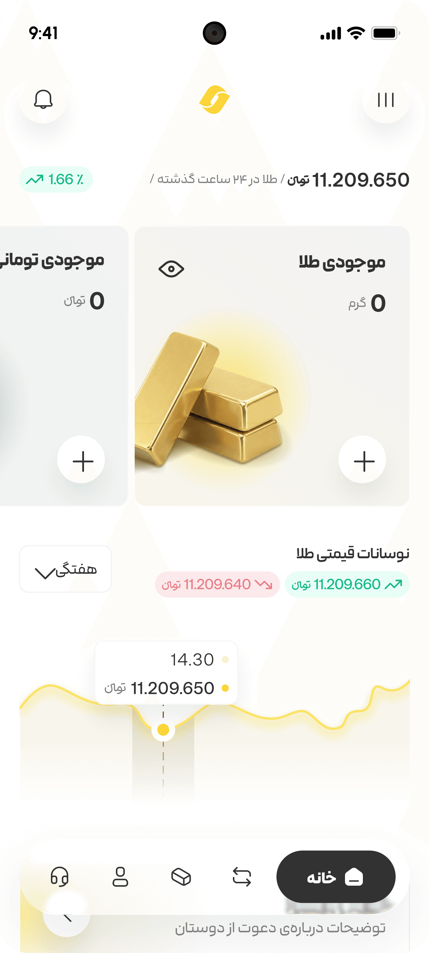 اپلیکیشن راستین گلد